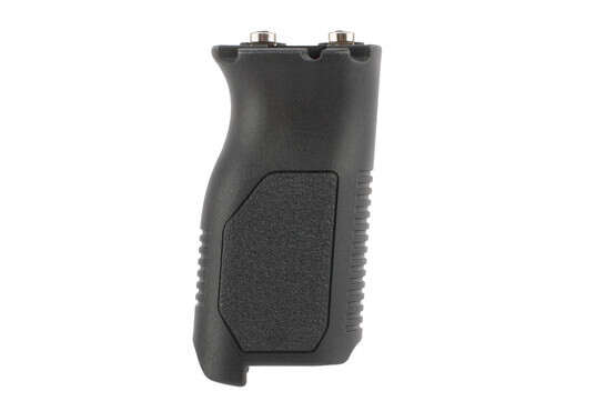 Strike Industries Angled Vertical Foregrip long model features an L-shaped hook for extra stability on barricades